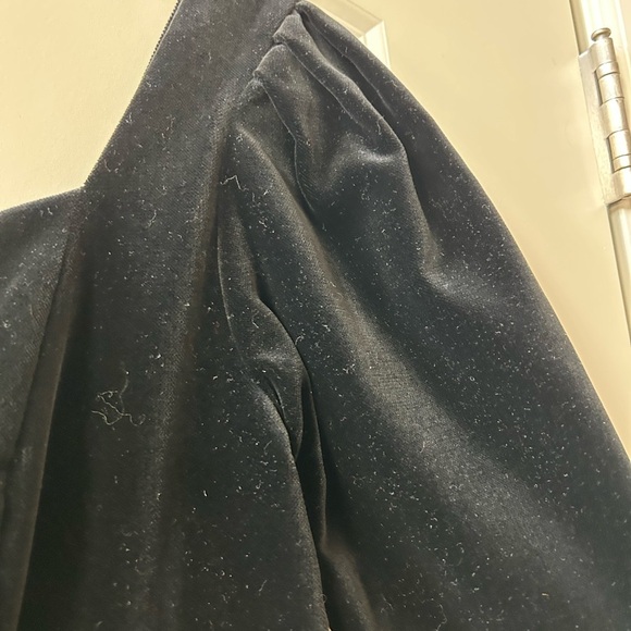 Vintage 90’s Laura Ashley Velvet Dress. Sweetheart neck. Puff sleeve. True waist - Picture 6 of 15